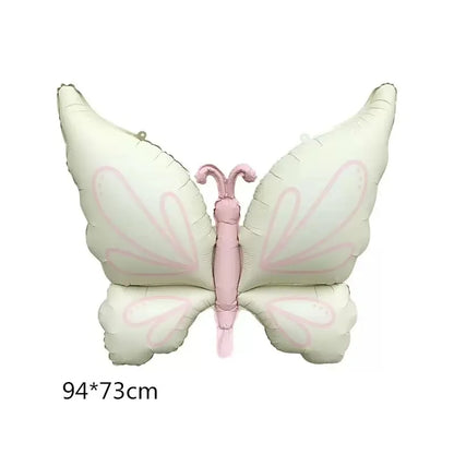 New 3D Butterfly Aluminum Film Balloon Forest Princess Style Children's Birthday Party Decoration Dreamy Wedding Decoration Cart