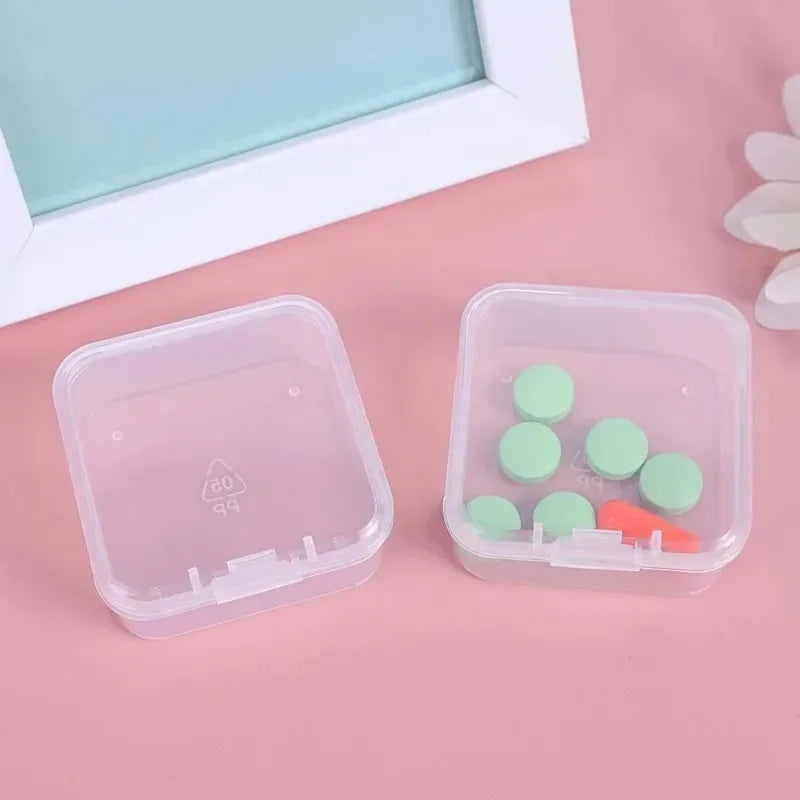 Mini Transparent Storage Boxes – Portable Containers for Earrings, Rings & Small Accessories (6/60pcs)
