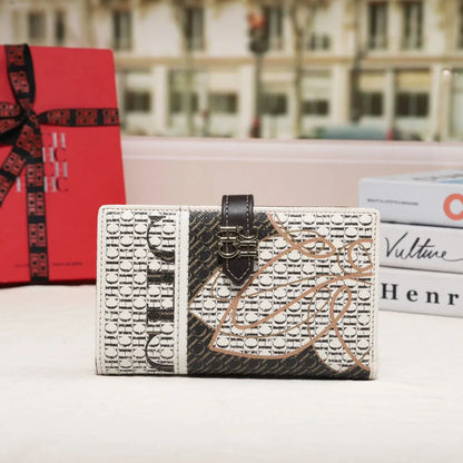 CH Luxury Brand Spring Fashion Women's Organizer Wallet Coin Purse Long Large Capacity Card Holder Coin Purse 2025 High Quality