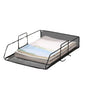 Single‑Layer Stackable File Tray – Durable A4 Desktop Document Organizer for School & Study Spaces