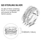 Rings Original 925 Sterling Silver Rings Simple Zircon Heart Ring For Wedding Valentine's Day Women Ring Jewelry Gift