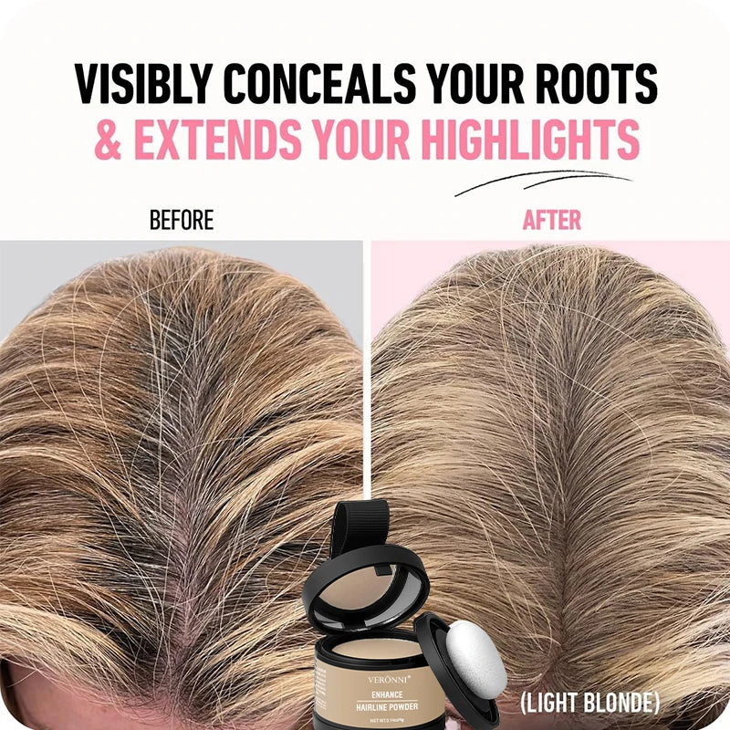 Hairline Powder Instantly Conceals Hair Root Touch Hair Powder for Thinning Hair for Women and Men,Hairline Shadow Powder Makeup