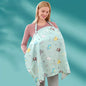 Maternity Nursing Cover Scarf, Baby Stroller,Car Seat Cover,Lightweight & Breathable Nursing Apron for Breastfeeding