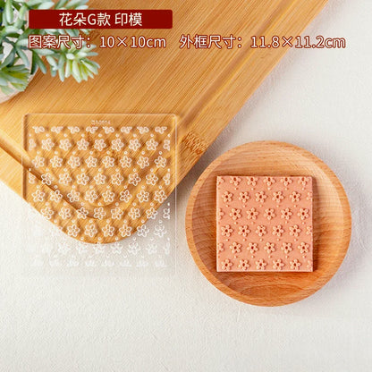 New Plant Flower Cookie Embosser Mould Spring Easter Party Fondant Biscuit Mold Cake Decorating Tools Acrylic Icing Cookie Mould