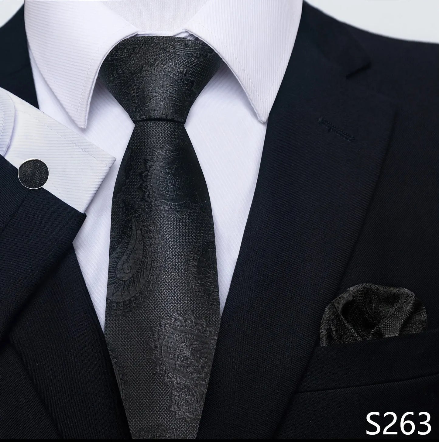 8 cm Tie Pocket Squares Necktie  Set