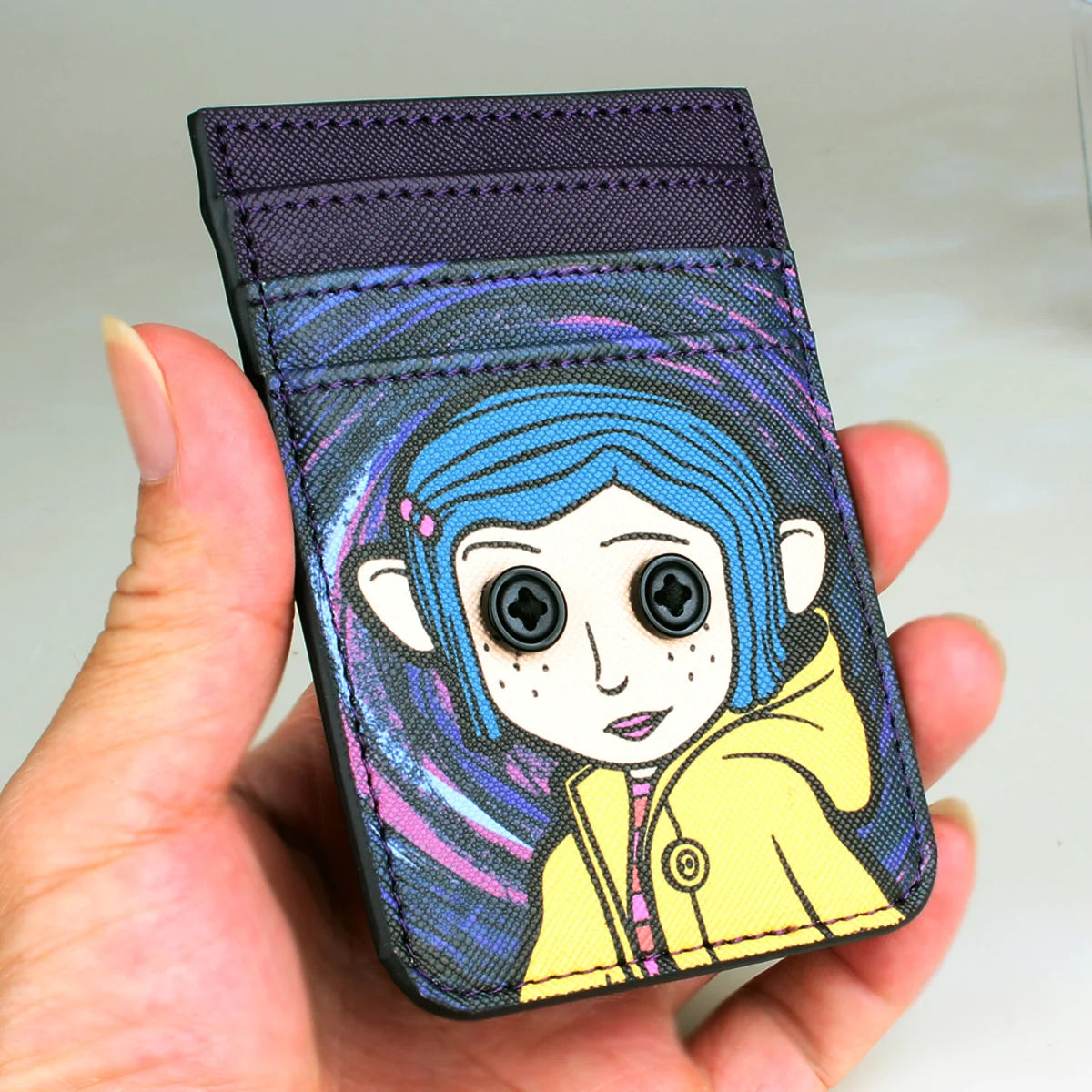 High quality cute ladies' credit card holder, fashionable girls' ID card ID window