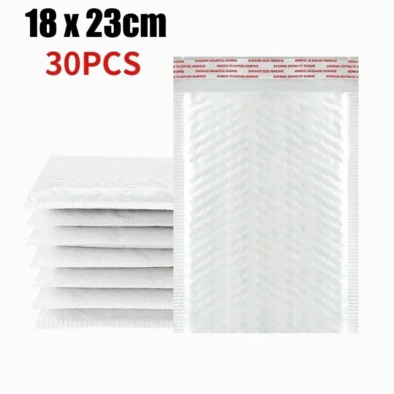 50-10Pack Bubble Envelopes Bag Pearlescent Film Waterproof Bubble Bag Packaging Express Self-Seal Goods Business Mailing Package