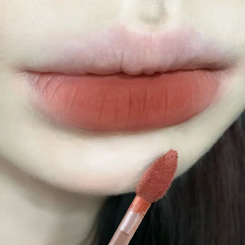 6 Colors Long-Lasting Matte Liquid Lip Gloss with Soft Velvet Finish and Waterproof Formula Lip Clay Lip Glaze Gift Makeup