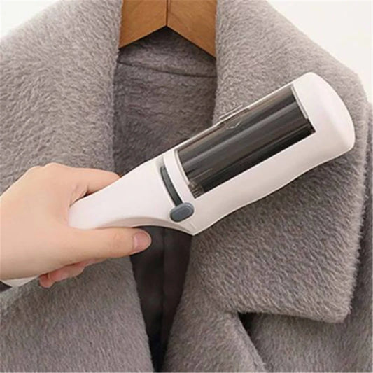 Electrostatic Clothing & Pet Hair Remover Brush: Dust Cleaner and Suction Sweeper for Home, Office, and Travel