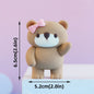 New Hot Air Balloon Cake Decoration Pink Blue Bear Cake Topper for Boy Girl Baby Shower Kids Happy Birthday Party Supplies Gifts