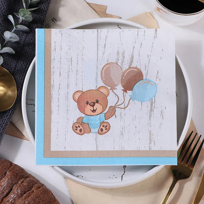 Brown Teddy Bear Party Baby Shower Supplies