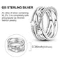Rings Original 925 Sterling Silver Rings Simple Zircon Heart Ring For Wedding Valentine's Day Women Ring Jewelry Gift
