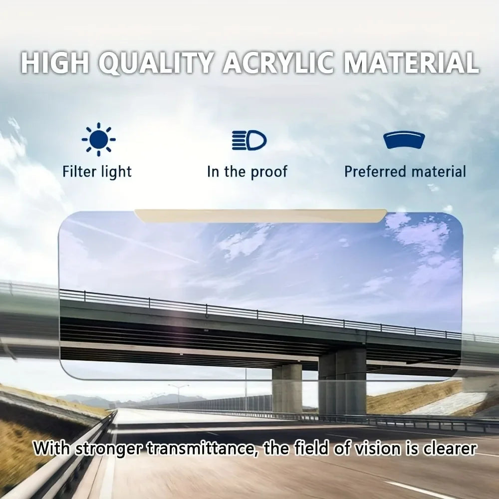 HD Night Vision Driving Glasses Anti Glare Flip Down Sun Visor Polarized Protection Foldable Anti Dazzle Car Sun Visor Extender