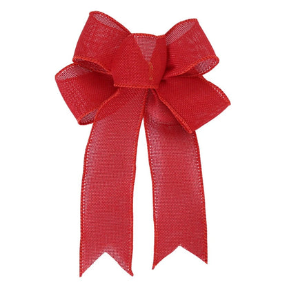 1/6pcs Large Christmas Bow Decorative Christmas Wreaths Ribbon Bows Xmas Tree Decoration Home Party Decor DIY Gift Wrapping