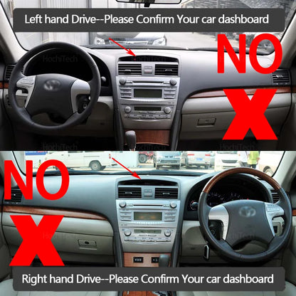 Accessories Auto Dashboard Cover Dash Mat Board Pad Carpet Dashmat Anti-UV Mats For Toyota Camry Sedan SE XLE XV40 2007~2011