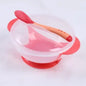 Baby Bowl Set Training Bowl Spoon Tableware Set Dinner Bowl Learning Dishes with Suction Cup Children Training Dinnerware