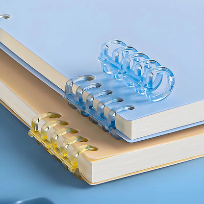 Top-Flip Loose-Leaf Notebook – Wooden, 360° Flipping, Double-Sided No Ink Leakage, Office Essential