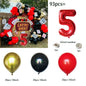 93pcs Cube Balloons Dice Playing Cards Foil Ballon Casino Theme Party Adult Birthday Decor Las Vegas Party Poker Theme Party