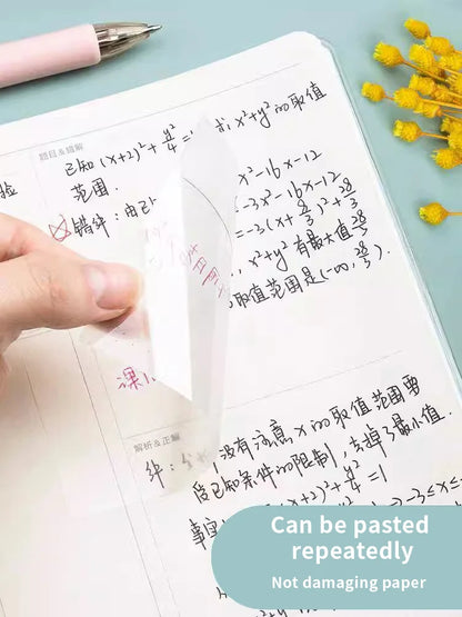50 Sheets PET Transparent Sticky Notes