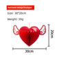 Honeycomb Love Wings Hanging Decor – Valentine’s Day & Wedding Room Decorations