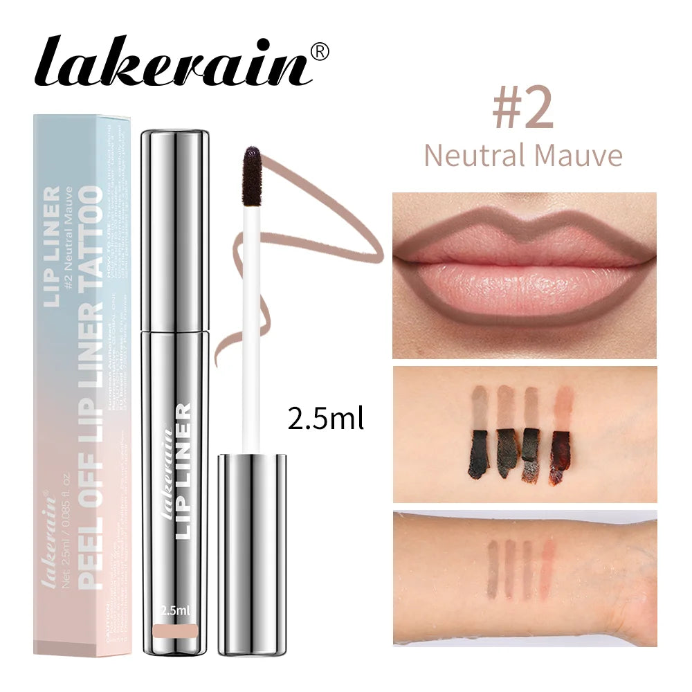 4PCS/1PCS Highly Pigmented Lip Liner Tattoo Matte Peel Off Lasting Waterproof Transfer-proof Lipstick Lip Stain