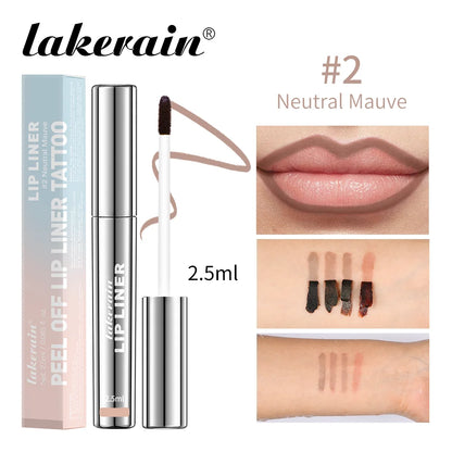 4PCS/1PCS Highly Pigmented Lip Liner Tattoo Matte Peel Off Lasting Waterproof Transfer-proof Lipstick Lip Stain