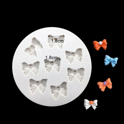Bow Bowknot Silicone Cake Baking Mold Sugarcraft Chocolate Cupcake Resin Tools Fondant Decorating Tools