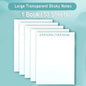 50 Sheets PET Transparent Sticky Notes