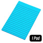 45 Sheets/Pad Scribed Notepad Post  Sticky Notes 8 Colors
