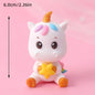 9‑Piece Unicorn Rainbow Cake Topper Set – Unicorn, Clouds, Stars & Happy Birthday Decorations for Girls’ First Birthday Party