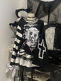 Subculture T Shirts Y2K Clothing Tees for Women  Gothic Punk Harajuku Gothic Unique T-shirts Fashion Japanese Kawaii Long Sleeve