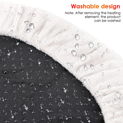 Winter USB Charging Electric Foot Heating Pad Universal Soft Plush Washable Foot Warmer Heater Household Foot Warming Mat