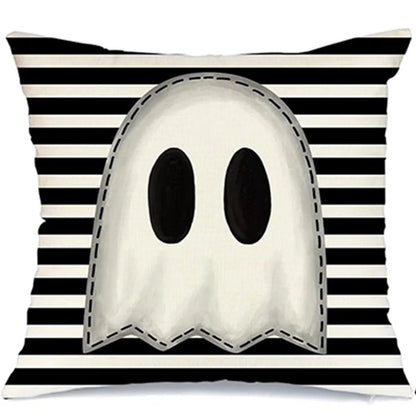 Spooky Halloween Pillowcases: Ghosts, Spider, and Boo! Designs Sofa cushion cover
