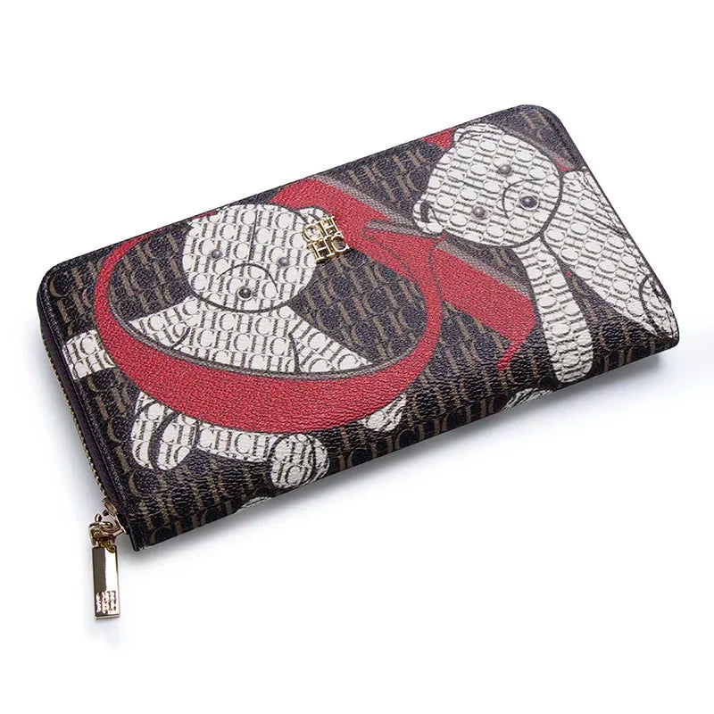 Ladies Fashion Small Wallet Pure Color Design High Quality