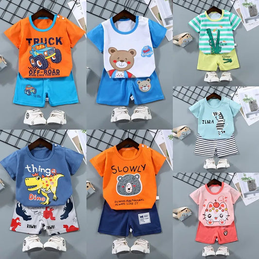 T-shirt +pants Boys Clothes Set