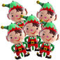 5pcs Christmas Foil Helium Balloon Santa Snowman Penguin Candy Merry Christmas Theme Party Decoration Air Globos Kids Gifts