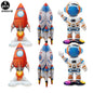4D Standing Astronaut Spaceman Balloons Rocket Foil Balloons Kids Toys Baby Shower Outer Space Themed Birthday Party Decorations