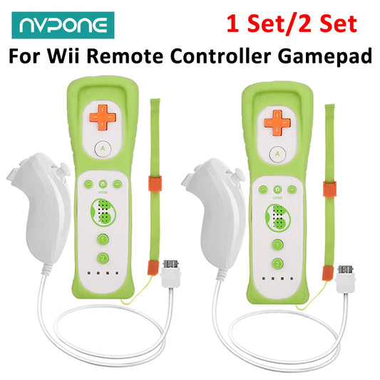 1pcs/2pcs Controller for Wii Remote Controller Gamepad Built-in Motion Plus Control For Wii/Wii U Console Wireless Game pad