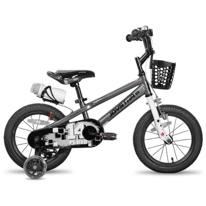 JOYSTAR 12 14 16 18 20 Inch Kids Bike with Light Up Training Wheels, Kids' Bicycle for Boys Girls Age 3-12 Years, Children Bikes