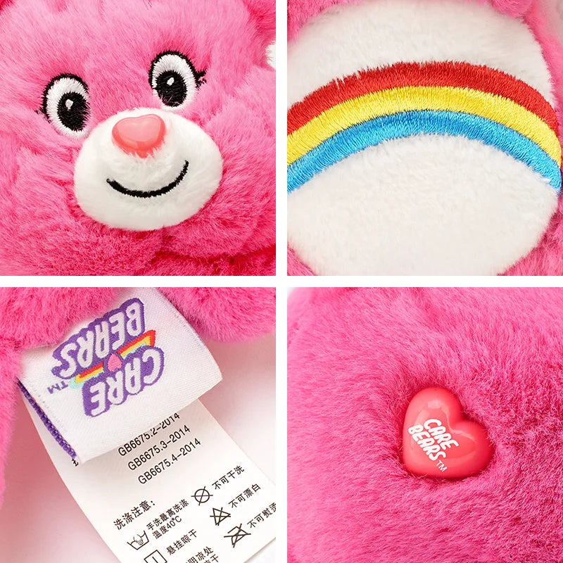 Genuine Care Bears Scented Plush Keychain Stuffed Toys CareBears Bag Keyring Backpack Dolls Children's Birthday Christmas Gifts
