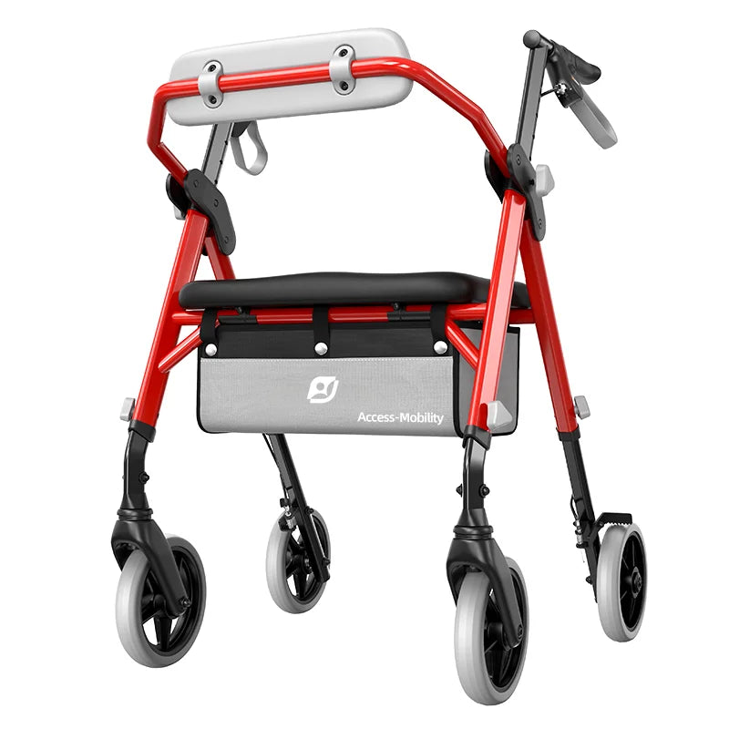 Christmas Gifts, Walkers For Seniors, Maidesite Rollator Walker With Seat, Max 380 Lbs, Avant Walkers With Ergo Seat & Backrest,