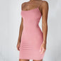 Women's Spaghetti Strap Mini Sexy Bodycon Dress