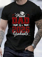 Proud Dad 2026 Graduate T‑Shirt – Classic Black Crewneck