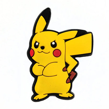 Pokemon Shoe Charms – Gengar, Squirtle & Anime PVC Sandal Buckles for Kids