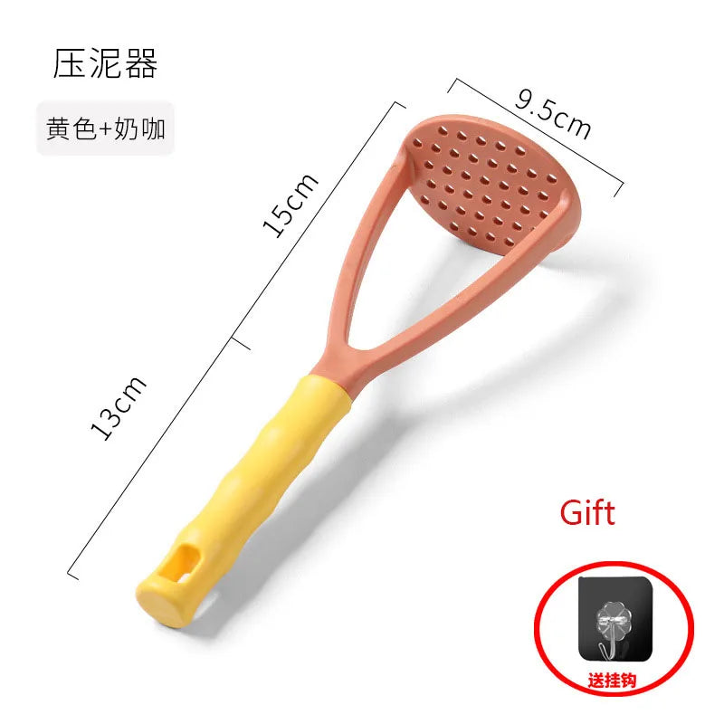 PP Pressed Potato Masher Ricer Puree Juice Maker Potato Pusher Smooth Mashed Potatoes Crusher Fruit Tools Kitchen