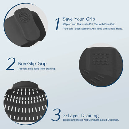 1pc,  Silicone Pot Strainer