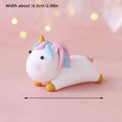 9‑Piece Unicorn Rainbow Cake Topper Set – Unicorn, Clouds, Stars & Happy Birthday Decorations for Girls’ First Birthday Party