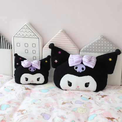 Lovely Kuromi My Melody Back Cushion Home Deocr