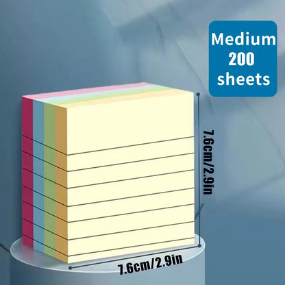200 Portable Line Sticky Notes sheets 4 Colors