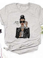 Maycaur Hot Sales Printed Female Tshirt Women Fashion Graphic Printed T-Shirt Harajuku Korean Style Short Sleeves Clothes Female